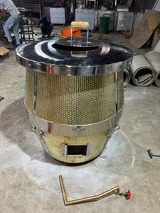 Handcrafted Hammered Brass Tandoor Stylish Elegant Commercial Kitchenware for Home Restaurant Use Durable Cooking <b>Equipment</b> - Product Image 2