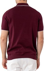 Venta al por mayor de secado rápido 100% poliéster Unisex para camisetas de polo logotipo personalizado patrón sólido de talla grande para hombres y mujeres en deportes Golf - Product Image 6