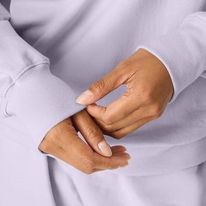 Sudadera Holgada para Mujer, Venta al por Mayor, Color Sólido, Cuello Redondo, Talla Grande, Sudadera Holgada Nueva de Invierno para Mujer - Product Image 2