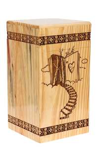 Handmade Large Rosewood <b>Urn</b> for Adults and <b>Pets</b> Engraved Memorial for <b>Ashes</b> From Funeral Cremation Personalized Wooden Casket - Product Image 5