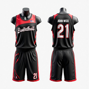 Kits de maillot de basket-ball pour hommes de haute qualité nouveau Design sublimé RTS Sportswear respirant séchage rapide avec option de taille supérieure - Product Image 3