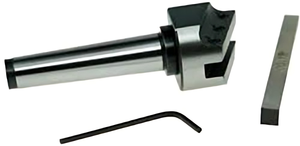 Fraise à mouche MT2 Shank-Fraiseuse à filetage pour barre de traction M10 + embout HSS + clé - Product Image 1