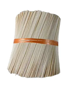 Bastões de bambu descolorado de 8 polegadas, venda quente, cor brilhante para fazer incenso vara/agarbatti no vietnã