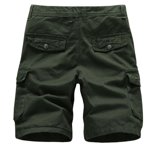 Venta al por mayor Swim Summer Men's Cargo Shorts Fitness Running Beach Shorts Loose Work Casual Short Pants Hombres Multi-Bolsillo Shorts - Product Image 2