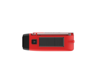 Radio de Emergencia Portátil de Onda Corta con Manivela, Carga Solar, Pantalla LED, Linterna, Banco de Energía y FM, 4000mAh