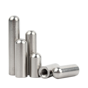 Goupille de centrage à tête conique en acier inoxydable 304, filetage femelle M2-M6, finition blanche, tailles personnalisées - Product Image 1