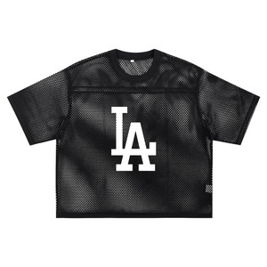 Camisetas de Fútbol Americanas Vintage Personalizadas, Estilo Francés, Tejido de Malla, Cuello en V, Corte Holgado, para Hombre - Product Image 2