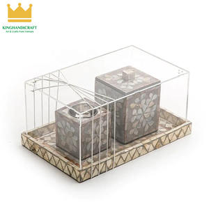 Mother of Pearl Inlay Mubkhar Burner Bukhoor Burner <b>Incense</b> <b>Box</b> and Tray Burner Bakhoor Arabic Ramadan Eid Gifts - Product Image 1