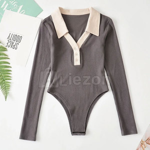 Mono de algodón para mujer, ropa de calle informal con botones, Mono para mujer, mono cómodo para mujer - Product Image 2