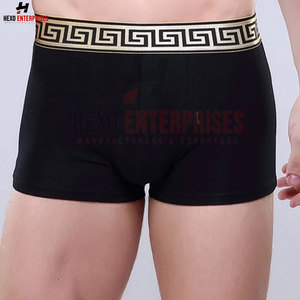 Pakistan Manufacturing Men's Underwear <b>Customized</b> Logo Cotton Briefs <b>Boxer</b> Shorts Different Colors Low-Rise Printed Breathable - Product Image 2