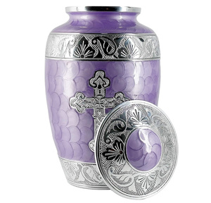 Urna de cremación hecha a mano Urna de cremación de diseño único para cenizas humanas Funeral conmemorativo decorativo - Product Image 5