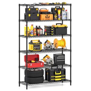Étagère métallique robuste pour garage à 6 niveaux, capacité de 4800 lb, neuve - Product Image 5
