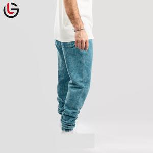 2025 pantalones transpirables lavados con ácido para correr, pantalones de chándal para hombre, pantalones gruesos de algodón para la calle a la venta - Product Image 2