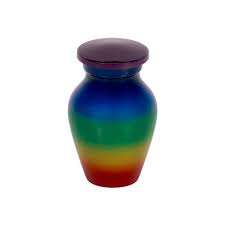 นกฮัมมิ่งที่ระลึกใส่ศพโกศใส่ศพทำจากอลูมิเนียมงานฝีมือขนาดเล็กทำในอินเดีย - Product Image 6