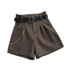 Shorts Casuales para Mujer OEM, Ajustados, Cintura Alta, Elásticos, Estilo Urbano, 100% Algodón, Secado Rápido, Satén, Primavera Verano - Product Image 6