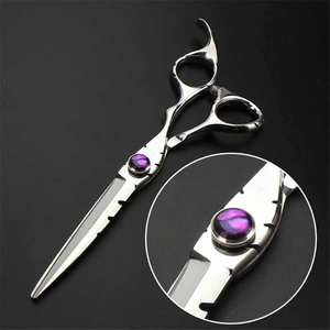 กรรไกรตัดผม440C แข็งสูง6นิ้วสำหรับร้านทำผมอุปกรณ์ตัดผมแบบบางพิเศษ (ชุดกรรไกร) - Product Image 2