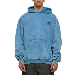 Nuevo Diseño, Sudaderas con Lavado Ácido para Hombre, Más Vendidas, MOQ Bajo, Sudaderas con Lavado Ácido para Hombre al por Mayor - Product Image 3