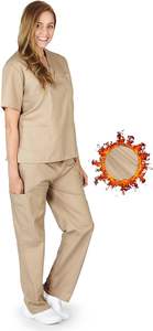 Premium Custom Cotton Jogger Scrubs Hospital Medical Uniforms <b>Sets</b> for Nurses & <b>Doctors</b> Plus Size Premium Scrub Suits - Product Image 3