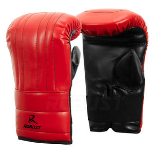 Sacs de frappe en cuir pour les séances de boxe et l'entraînement quotidien avec fermeture auto-agrippante antidérapante et confort optimal - Product Image 2