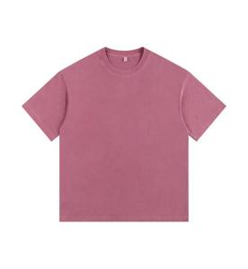 Nueva llegada Unisex Oversize Washed 260gsm Heavy Cotton T-Shirt Boxy High Length Logo Design para hombres camiseta para hombres - Product Image 2