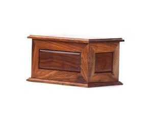 Urnas de cremación de madera de estilo americano moderno hechas a mano de gran calidad para adultos masculinos y femeninos urnas decorativas - Product Image 1