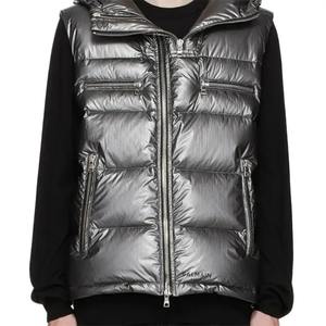 Gilet léger personnalisé veste sans manches compressible à bulles chaudes grande taille hiver hommes gilet bouffant en duvet de canard pour hommes - Product Image 6