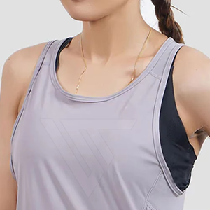 เสื้อกล้ามออกกำลังกายสำหรับผู้หญิงเสื้อครอปของผู้หญิงเสื้อครอปสำหรับใส่วิ่งเล่นกีฬา - Product Image 5