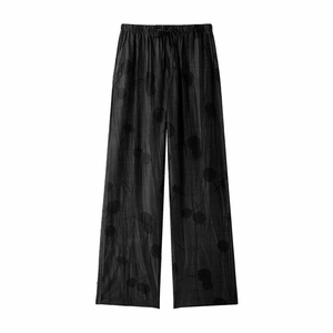 Nuova estate camicia Jacquard da donna <span class=keywords><strong>e</strong></span> pantaloni dritti due pezzi Set Casual - Product Image 5