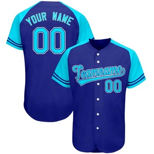 Maillot de baseball unisexe personnalisé de haute qualité, respirant, entièrement sublimé, protection UV, évacuation de l'humidité pour le baseball - Product Image 1