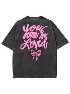 Camiseta Extra Grande de Fábrica Vietnamita, Camiseta Gráfica Vintage Lavada, Ropa Urbana Personalizada OEM ODM, Prenda Informal Transpirable y Ecológica - Product Image 2