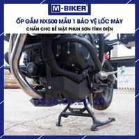 Cache-moteur arrière de moto MBiker NX500 Modèle 1 en acier inoxydable THP TM 2li, épaisseur d'acier, usiné CNC, protection du bloc moteur