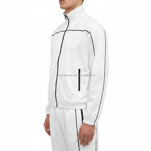 Conjunto Deportivo de Nylon Personalizado de Alta Calidad para Hombre, Chaqueta Cortavientos Impermeable y Reflectante de Primavera, Ligera, de Dos Piezas, Estilo Urbano, Todas las Tallas - Product Image 4