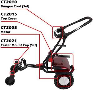 CaddyTrek R2 Follow, nouveau chariot de golf électrique à succès, noir - Product Image 5