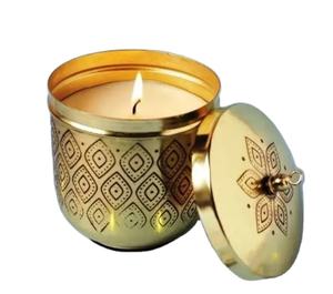 High Selling Premium Quality Metal <b>Candle</b> <b>Jar</b> Elegant for Home Hotel Decor Usage Metal <b>Candle</b> <b>Jar</b> <b>in</b> Wholesale Cheap Price - Product Image 1