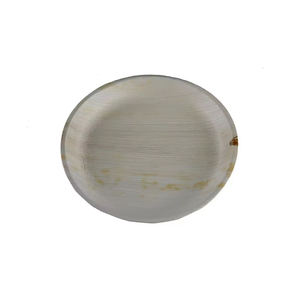 Meilleures ventes d'assiettes à dîner jetables compostables en feuilles de palmier de forme ronde pour une alimentation efficace Fêtes Mariages Restaurants - Product Image 1
