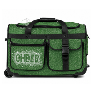 Bolsa de Deporte Personalizada con Lentejuelas de PU para Animadoras, Bolsa de Viaje para Competencia de Equipo con Compartimento para Ropa, Bolsa de Fin de Semana para Prácticas Deportivas - Product Image 5