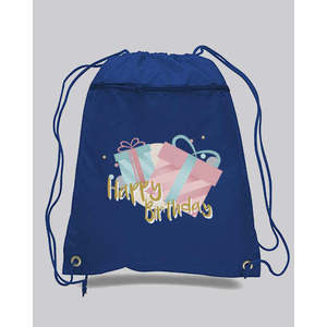 Sacs fourre-tout personnalisés avec logo, sacs à cordon en polyester pour cadeaux promotionnels - POL11 - Product Image 5