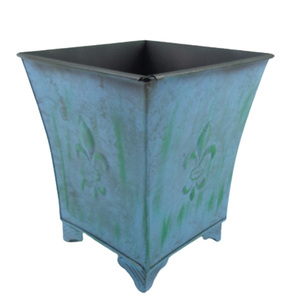 Ensemble décoratif de table de 2 vases à fleurs en nickel brut couleur argent dernier design Pot de fleur de taille moyenne pour la décoration intérieure - Product Image 5