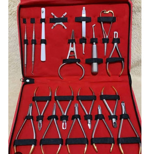 Premium Dental Orthodontic <b>Pliers</b> Instrument Kit, Orthodontic Kit, 18 Pieces <b>Set</b> - Product Image 6