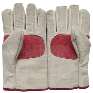 Guantes de cuero resistentes al calor duraderos para soldar, pulir, cortar y fabricar metales, guantes de soldadura de fundición de alta resistencia - Product Image 4
