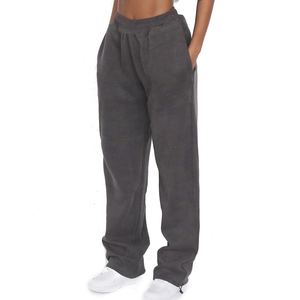 OEM personalizado lavado Jogger pantalones de hombre pantalones de chándal acampanados con Patchwork cintura elástica apilado Flare French Terry Joggers - Product Image 1