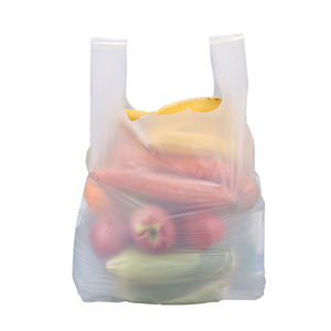Bolsas de embalaje de camisetas de plástico PE/PLA no tejidas personalizadas de alta calidad Uso en supermercados para camisetas y otros artículos - Product Image 1