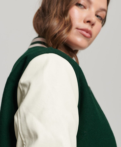 2024 New Arrival Female Designer Bomber Varsity <b>Jackets</b> <b>Waterproof</b> Windproof Breathable Bamboo Fiber Slim Fit Fashion - Product Image 4