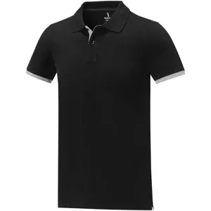 Polo homme Morgan bicolore personnalisé pour merchandising promotionnel - Product Image 2