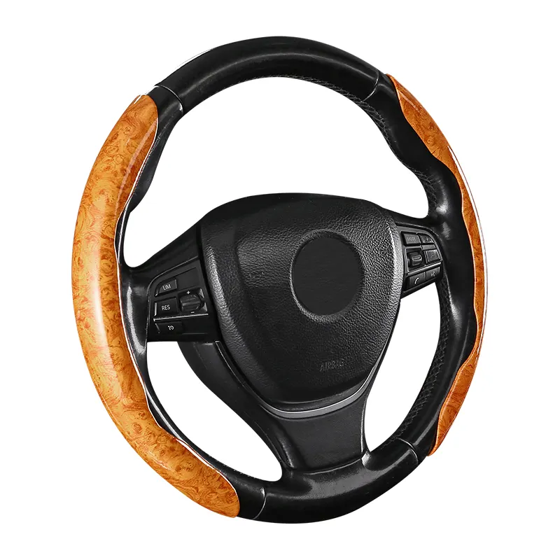 Cubierta para volante de coche, accesorio interior de fibra de carbono 2023, cómodo, deportivo, antideslizante