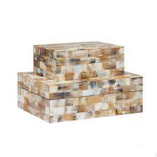 Caja de regalo de lujo con caja de joyería de moda para mujer pulida caja de hueso de cuerno por Tayyab Handicraft DE LA India - Product Image 3