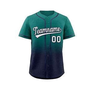 Camisetas Transpirables de Béisbol/Sóftbol para Hombre y Mujer, Personalizables con Número, Nombre del Equipo, Impresión de Logotipo, Tallas Grandes, Colores Personalizados 100% - Product Image 1