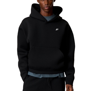 Sudadera con Capucha para Hombre, Cómoda, de Felpa Gruesa, Corte Holgado, Estilo Urbano Minimalista, para Fabricación de Ropa de Marca Privada OEM - Product Image 1