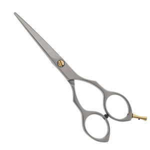 Ciseaux de coupe de cheveux de barbier 5.5 pouces finition sable ciseaux de coupe de cheveux en acier allemand pour salon et usage domestique - Product Image 1