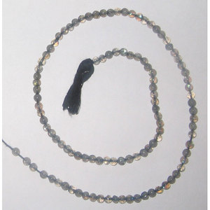 Labradorite Faceted Agate <b>Stone</b> <b>Beads</b> Blue Mix Colour Round 4mm 6mm 8mm 10mm Sizes Strand Unit for Jewelry Making Bracelet - Product Image 1